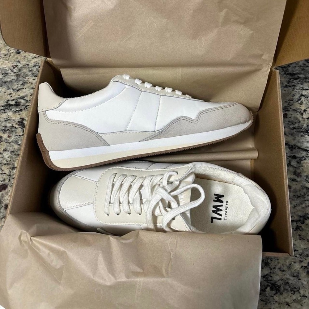 Madewell MWL Cream Sneakers